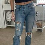 Abercrombie & Fitch Abercrombie Mid Rise Boyfriend Jeans Photo 0