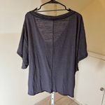 Free People  We the Free EUC Women's My Boyfriend's Tee Short Sleeve Gray M Photo 4