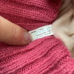 Tru Fit Pink Fleece Lined Knit Winter Hat with Pom Photo 3