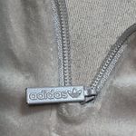 Adidas originals size large pullover 1/4 zip light purple velour long sleeve Photo 7