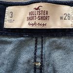 Hollister  High Rise Dark Wash Denim Jean Short Shorts Photo 2