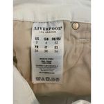 Liverpool White Denim Raw Hem Mini Skirt 2/26 Photo 5