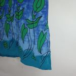 Soliela M Vintage Tunic Length Top in Turquoise Blue Size M Photo 5