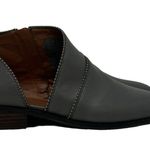 Lucky Brand  Prucella Leather D’Orsay Ankle Boots Booties Gray Womens Size 8 Photo 2