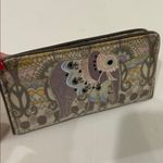 Sakroots  whimsical artsy elephant embellished ladies wallet Photo 4