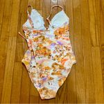 Cupshe Good Technique Watercolor Tummy Control One-Piece Swimsuit Medium NWL Photo 5