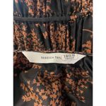 Rebecca Taylor  Arden Blouson Sleeve Dress Black Womens Size Small Photo 12