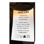 Jess Lea Love Chenille XOXO Sweatshirt Pink Valentine's‎ Women Size Large New Black Photo 8