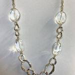 Lane Bryant Silver Crystal Necklace Photo 0