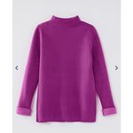 J.Jill Majestic Fuchsia Pink Funnel Mock Neck Cozy Sweater Size Size M Size M Photo 3
