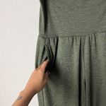 Aerie  heathered moss green foldover lounge joggers sweatpants Photo 2