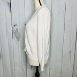 Old Navy  Cardigan Sweater Ivory Ribbed Cable Knit Button Up Women’s Sz XS Photo 4