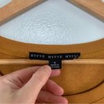 HYFVE  Camel Asymmetrical Side Zipper Short Sleeve Mini Dress W/ Pockets Size M Photo 2