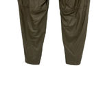 Ottod'Ame Military Green Faux Leather Jogger Pants Size 46 / US 10 Photo 8