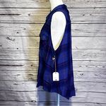 Shyanne NWT Country Wear It Mean It Plaid Sleeveless Shirt Size Large Photo 2