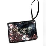 Victoria's Secret NWOT  GLITTER WRISTLET MAKEUP POUCH WALLET Photo 0