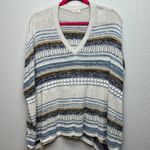 Lovestitch Oversized Knit Womens Sweater S/M Bohemian Hippie Coastal Gardecore Photo 0