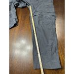 REI Outdoor Hiking Adjustable Cargo Pants Women 16 Petite Travel Convertible Zip Gray Size 16P Photo 4