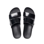 REEF NEW  Cushion Vista Higher Platform Sandal Women's Size 9 Black Patent Y2K Photo 2