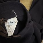 Jil Sander Wool Blend Trouser Pants Womens 28x30.5 Pleated Cuffed Career ALTERED Photo 6