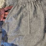 J.Crew  Factory Women’s Striped linen-blend drawstring short Size Small Photo 4