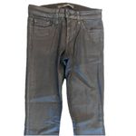 joe's jeans  Womens 25 Black‎ Wax Coated The Skinny Cotton Spandex Photo 1