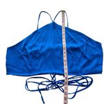 Eloquii Bundle of 2 Satin Sheen Blue White Strappy Crop Top Plus Size 22 Tie Photo 15