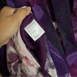 NWT Marchesa Notte Floral Bow Back Top Chiffon Long Sleeve V Photo 4