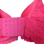 Aerie Real Sunnie Full Coverage Crochet Lace Detail Padded Hook Back Bra 32B Photo 5