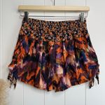 Free People  shorts print spring summer casual beach lounge pull on XS Photo 3