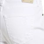 AG Adriano Goldschmied AG Jeans Ex-Boyfriend Slim Distressed White Slouchy Denim Women’s Size 31 Photo 2