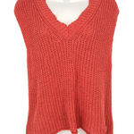 Velvet By Graham & Spencer Peach Knit V Photo 0