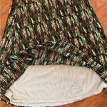 Jaclyn Smith -  medium multicolor‎ skirt Brown Green Tan Nylon Fall Pencil medium Photo 4