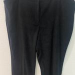 Tribal Black Suede Pants Size 14p Photo 1