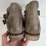 Free People 37 US 7 Braeburn Ankle Boots Booties Distressed Tan Leather Boho Photo 8