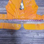 Eva Franco Anthropologie Citrus Orange Pink Knit Halter Wrap Crop Top Large New Photo 8