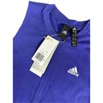 Adidas New  Women's Cotton Cinch Tank Top Size XS NWT purple blue Photo 5