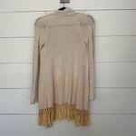 Lilly Pulitzer Women’s XXS Metallic Gold Tatum Fringe Cardigan Photo 4