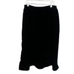 Cabin creek Black Corduroy Maxi Skirt Elastic Waist Tall 18T Photo 4