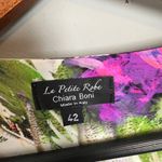 Chiara Boni Le Petite Robe 3/4-Sleeve Ruched Floral Cocktail Dress 42 Photo 5