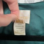 Anthropologie Reem green Silk cocktail holiday party Dress 10 designer Photo 4