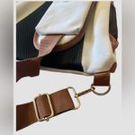 Loulu Canvas Tan Trim Crossbody bag Brand New w/ Original Bag Utility Travel Photo 6