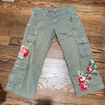 Johnny Was  Crago pants with Floral Embroidery M Photo 0