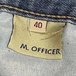 M. Officer Women's Blue Jeans with Floral Embroidery EU 40 US 12 Y2K Size undefined Photo 6