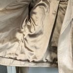 BLANK NYC  Tan Vegan Leather Moto Jacket double or single lapel size medium Photo 7