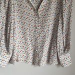 Alice + Olivia Salome silk Button down Shirt Photo 6