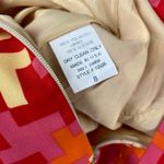 Shoshanna  Pink & Orange Geometric Halter Mini Dress Size 8 Photo 7