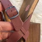 Lucky Brand  Leather Stylish Red Block Heel Sandals size 9 BNWOT Photo 6