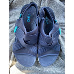 Ryka Womens Navy River Stretch Sandals Sz 9W Photo 5