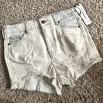 True Religion Shorts Ultra High Rise Fray Hem White Whisper Destroy Size 28 NWT Photo 5